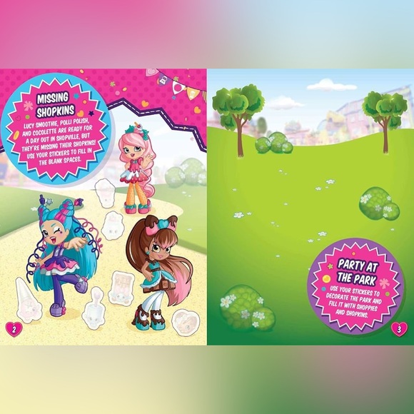 🍭 SHOPKINS SHOPPIES STICKER FUN BOOK 🍭 - Picture 2 of 14